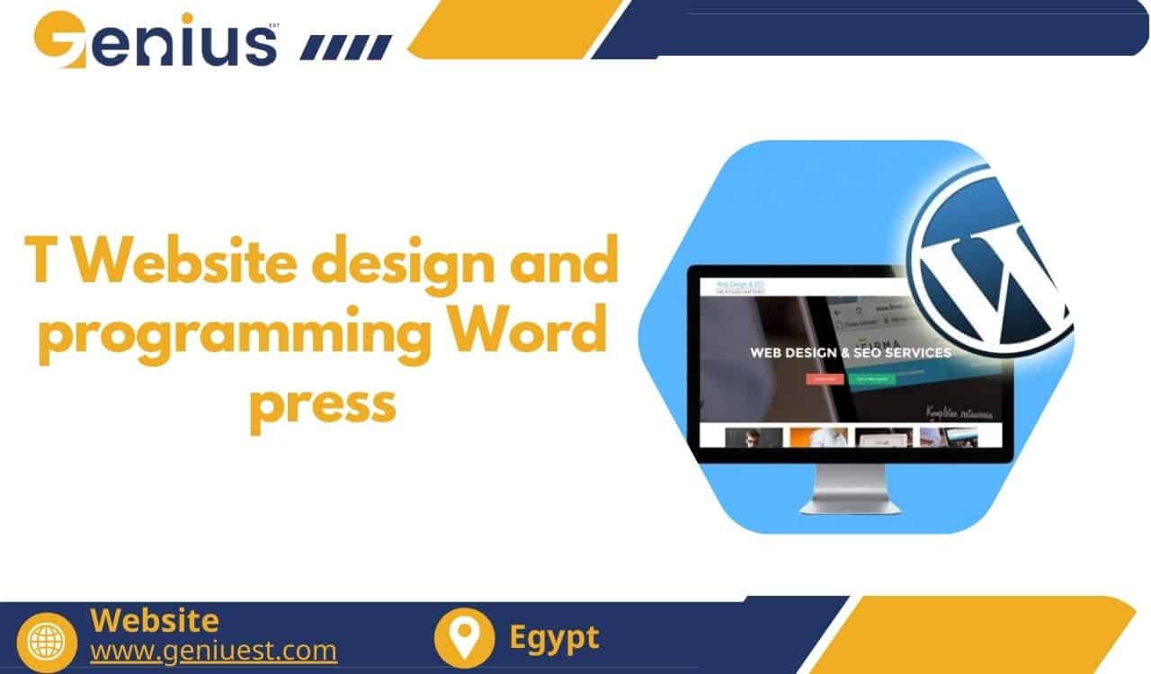 T Website design and programming Word press
