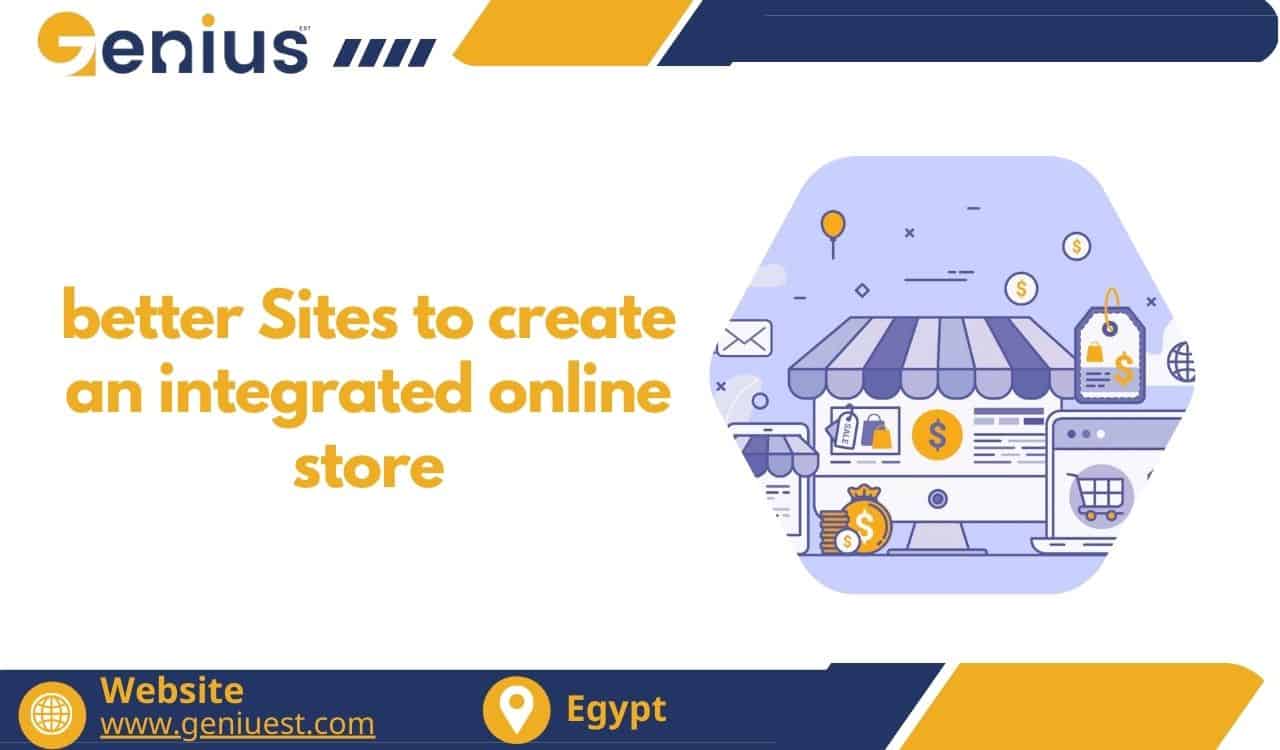 better Sites to create an integrated online store